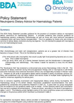 Policy Statement - The British ...