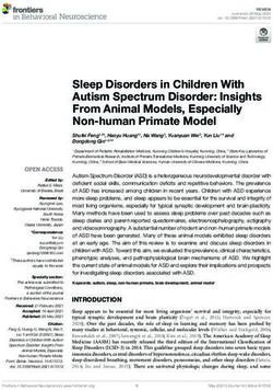 Sleep Disorders in Children With Autism Spectrum Disorder: Insights From Animal Models, Especially Non-human Primate Model - Frontiers