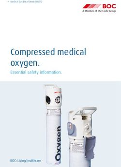 Compressed medical oxygen - Essential safety information - BOC: Living