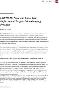 COVID-19: State and Local Law Enforcement Targets Price-Gouging Practices - WilmerHale