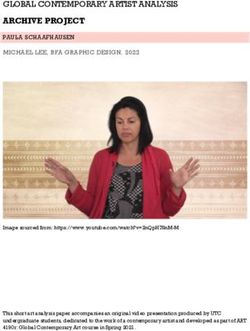 ARCHIVE PROJECT GLOBAL CONTEMPORARY ARTIST ANALYSIS - UTC Scholar