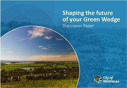 Shaping the future of your Green Wedge - Discussion Paper - Yan Yean Reservoir - Engage City of ...