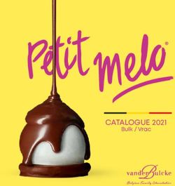 CATALOGUE 2021 Bulk / Vrac - Confiserie Vandenbulcke