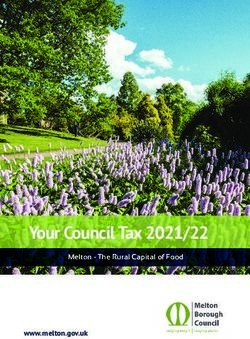 Your Council Tax 2021/22 - www.melton.gov.uk