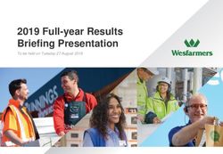 2019 Full-year Results Briefing Presentation - To be held on Tuesday 27 August 2019 - Wesfarmers Limited