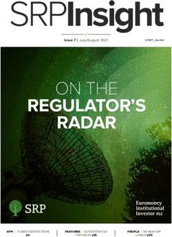 SRPInsight - REGULATOR'S RADAR ON THE - Structured Retail Products