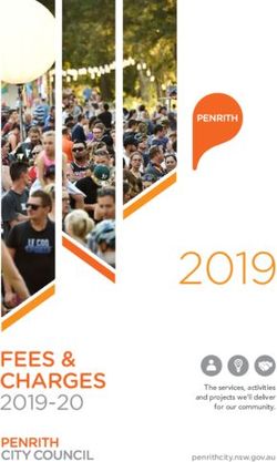 2019 FEES & CHARGES 2019-20 - Penrith City Council