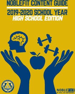 NOBLEFIT CONTENT GUIDE 2019-2020 SCHOOL YEAR - Noble Network of Charter Schools