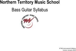 Northern Territory Music School - Bass Guitar Syllabus