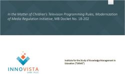 In the Matter of Children's Television Programming Rules, Modernization of Media Regulation Initiative, MB Docket No. 18-202 - Institute for the ...