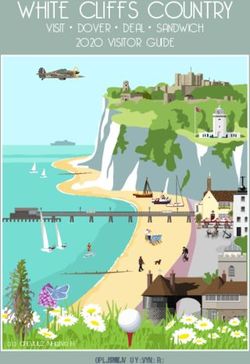 WHITE CLIFFS COUNTRY VISIT DOVER DEAL SANDWICH 2020 VISITOR GUIDE - whitecliffscountry.org.uk