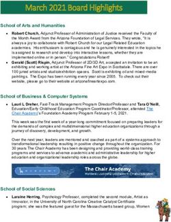 March 2021 Board Highlights - Yavapai College