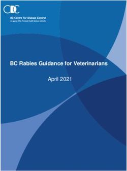 BC Rabies Guidance for Veterinarians - April 2021