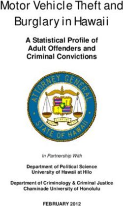 Motor Vehicle Theft and Burglary in Hawaii - Hawaii Attorney ...