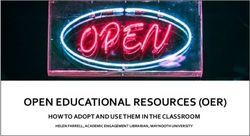 OPEN EDUCATIONAL RESOURCES (OER) - HOW TO ADOPT AND USE THEM IN THE CLASSROOM HELEN FARRELL, ACADEMIC ENGAGEMENT LIBRARIAN, MAYNOOTH UNIVERSITY ...