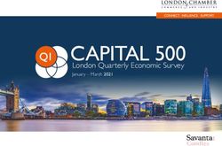 CAPITAL 500 London Quarterly Economic Survey - January - March 2021 - London Chamber of ...