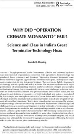 WHY DID "OPERATION CREMATE MONSANTO" FAIL?
