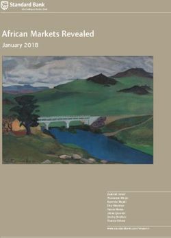 African Markets Revealed - January 2018 - Standard Bank