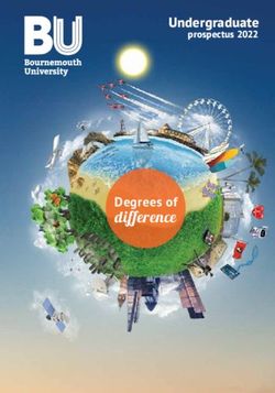 Undergraduate Prospectus 2022 - Bournemouth University