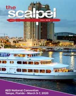 The - AED National Convention Tampa, Florida March 5-7, 2020 - FALL 2019