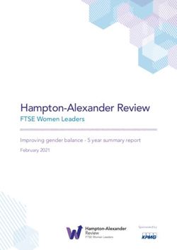 Hampton-Alexander Review - FTSE Women Leaders Improving gender balance - 5 year summary report - 30% Club