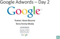 Google Adwords - Day 2 - Trainer: Kevin Bourne Terra Ferma Media