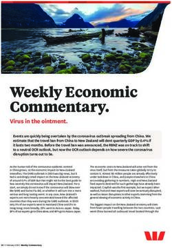 Weekly Economic Commentary - Virus in the ointment - Westpac