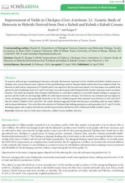 Improvement of Yields in Chickpea (Cicer Arietinum. L): Genetic Study of Heterosis in Hybrids Derived from Desi x Kabuli and Kabuli x Kabuli Crosses