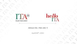 HELLOITA PROJECT April 29th, 2021 - THE POWERPOINT PRESENTATION