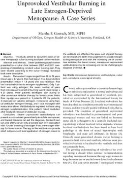 Unprovoked Vestibular Burning in Late Estrogen-Deprived Menopause: A Case Series