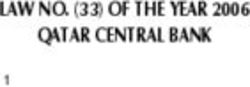 QATAR CENTRAL BANK LAW NO. (33) OF THE YEAR 2006