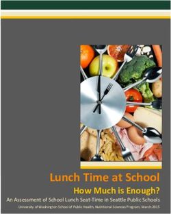 Lunch Time at School - University of Washington