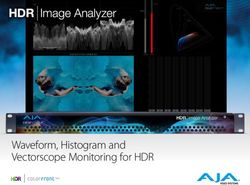 Waveform, Histogram and Vectorscope Monitoring for HDR - Need the fourth screen here with pixel readouts - check wilth Bilbo - Mediatec
