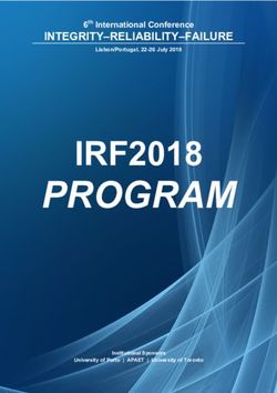 IRF2018 PROGRAM - INTEGRITY-RELIABILITY-FAILURE