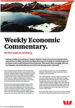 Weekly Economic Commentary - On the road to recovery.