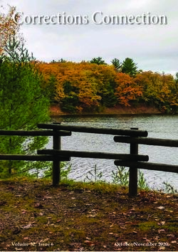 Corrections Connection - Volume 32, Issue 6 October/November 2020 - State of Michigan
