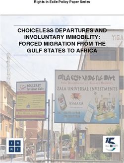 CHOICELESS DEPARTURES AND FORCED MIGRATION FROM THE INVOLUNTARY IMMOBILITY: GULF STATES TO AFRICA - Rights in Exile Policy Paper Series - ReliefWeb