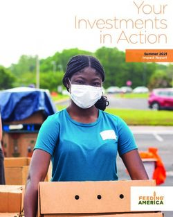 Your Investments in Action - Summer 2021 Impact Report - Feeding America