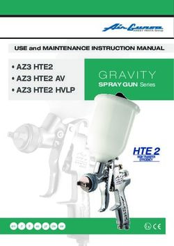 AZ3 HTE2 AZ3 HTE2 AV AZ3 HTE2 HVLP - USE and MAINTENANCE INSTRUCTION MANUAL - AGL Marine