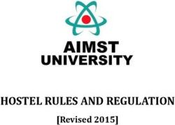 HOSTEL RULES AND REGULATION - Revised 2015