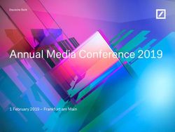 Annual Media Conference 2019 - 1 February 2019 - Frankfurt am Main - Deutsche Bank