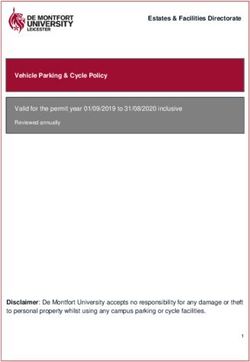 Estates & Facilities Directorate - De Montfort University