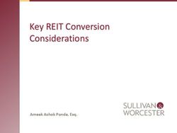 Key REIT Conversion Considerations - Ameek Ashok Ponda, Esq.