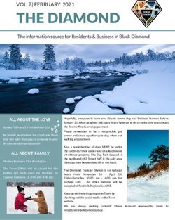 THE DIAMOND VOL. 7| FEBRUARY 2021 - Town of Black Diamond