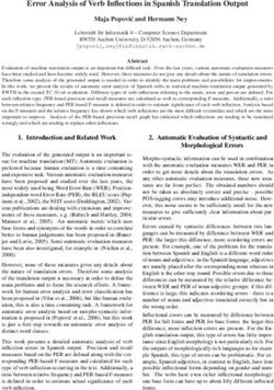 Error Analysis of Verb Inflections in Spanish Translation Output