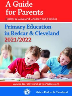 A Guide for Parents Primary Education in Redcar & Cleveland 2021/2022 