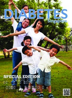 DIABETES - SPECIAL EDITION WORLD DIABETES DAY 4 NOVEMBER 2018 - diabetes singapore