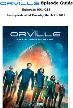 Episode Guide Episodes 001-023 - Last episode aired Thursday March 21, 2019