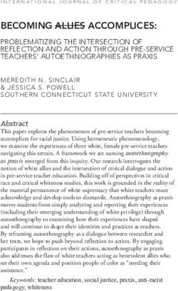 BECOMING ALLIES ACCOMPLICES: PROBLEMATIZING THE INTERSECTION OF REFLECTION AND ACTION THROUGH PRE-SERVICE TEACHERS' AUTOETHNOGRAPHIES AS PRAXIS ...