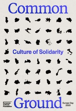 Common - GroundEurope Day - Culture of Solidarity - European Cultural Foundation